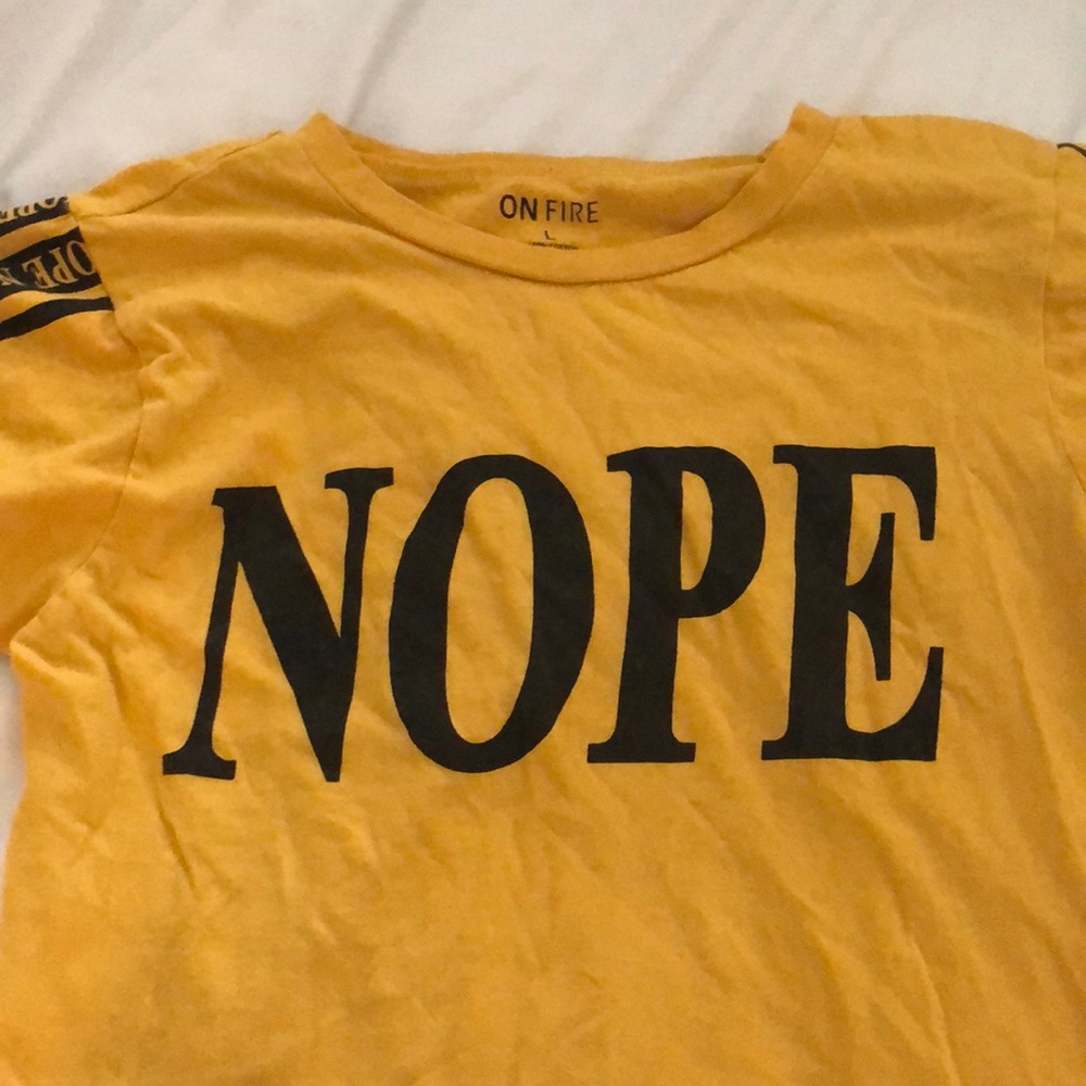 mustard yellow crop top!